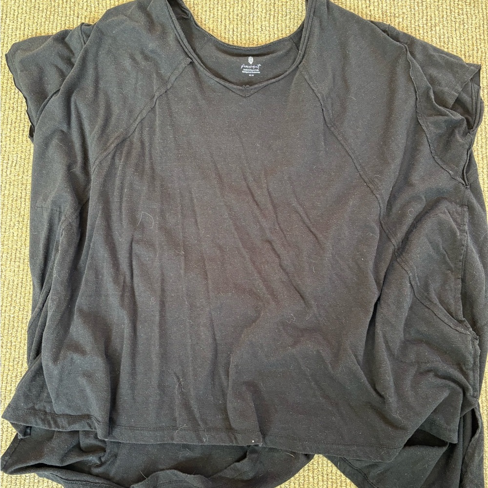 Free People Movement Black Top